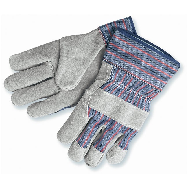 MCR Safety 1300 Leather Palm Work Glove with Safety Cuff Northern California Glove and Safety
